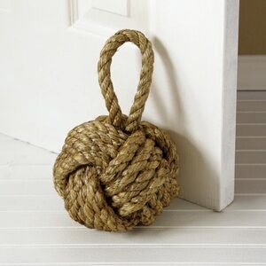 Rope Knot Weighted Door Stopper